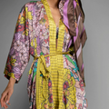 Golden Floral Kimono